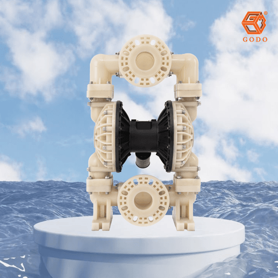 Máy bơm màng thân nhựa PVDF