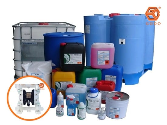 bơm dung dịch tẩy rửa