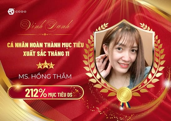 vinh danh ca nhan xuat sac thang 11 godo viet nam 2