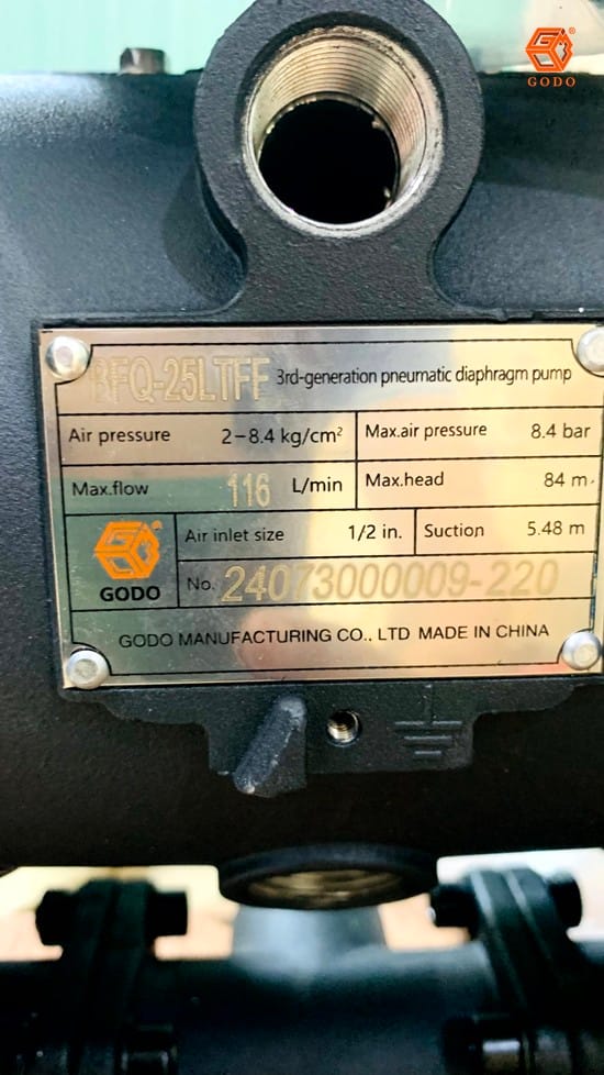 Bơm màng khí nén 1 inch