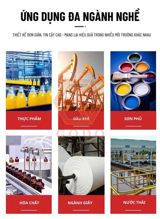 Ứng dụng của máy bơm màng