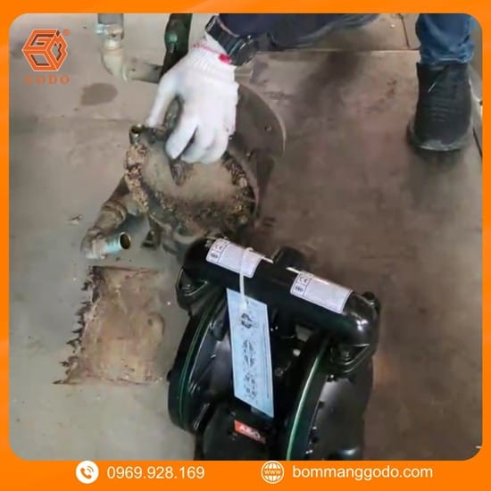 Cách lắp đặt bơm màng khí nén đúng kỹ thuật