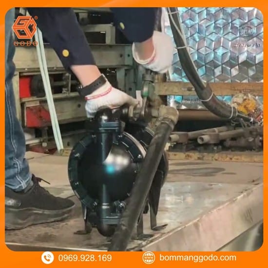 Cách lắp đặt bơm màng khí nén đúng kỹ thuật