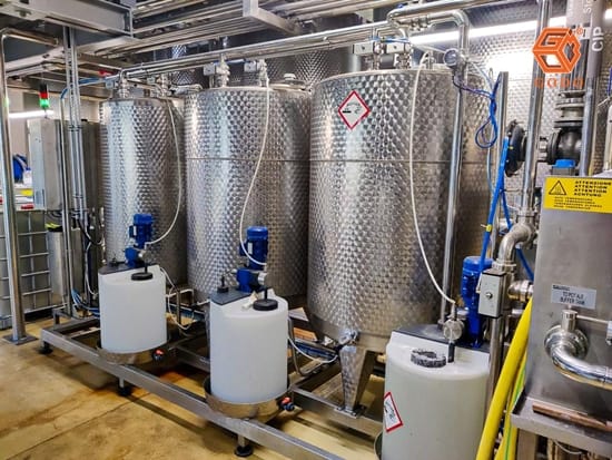 Giải pháp bơm sục rửa tuần hoàn bằng máy bơm màng khí nén