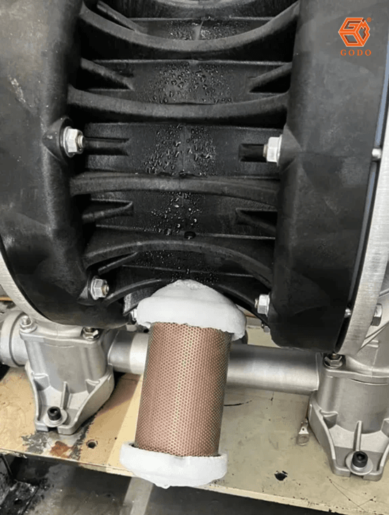 Máy bơm màng bị đóng băng