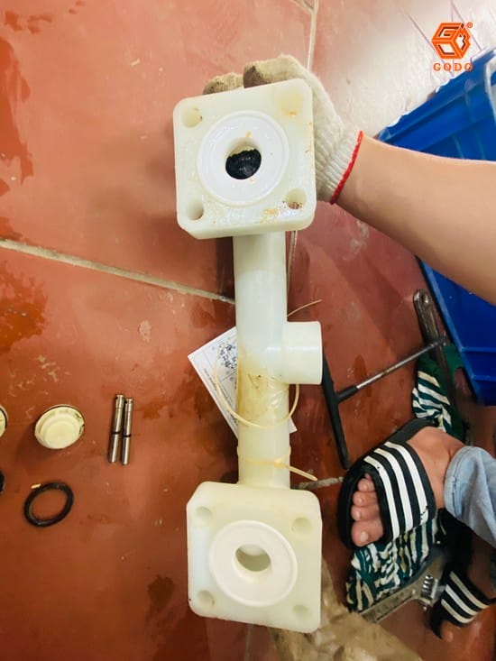 Máy bơm màng không hoạt động